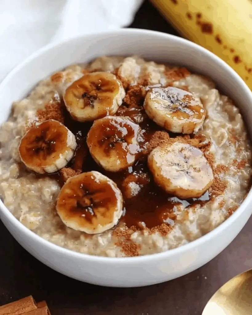 Caramelized Banana Oatmeal