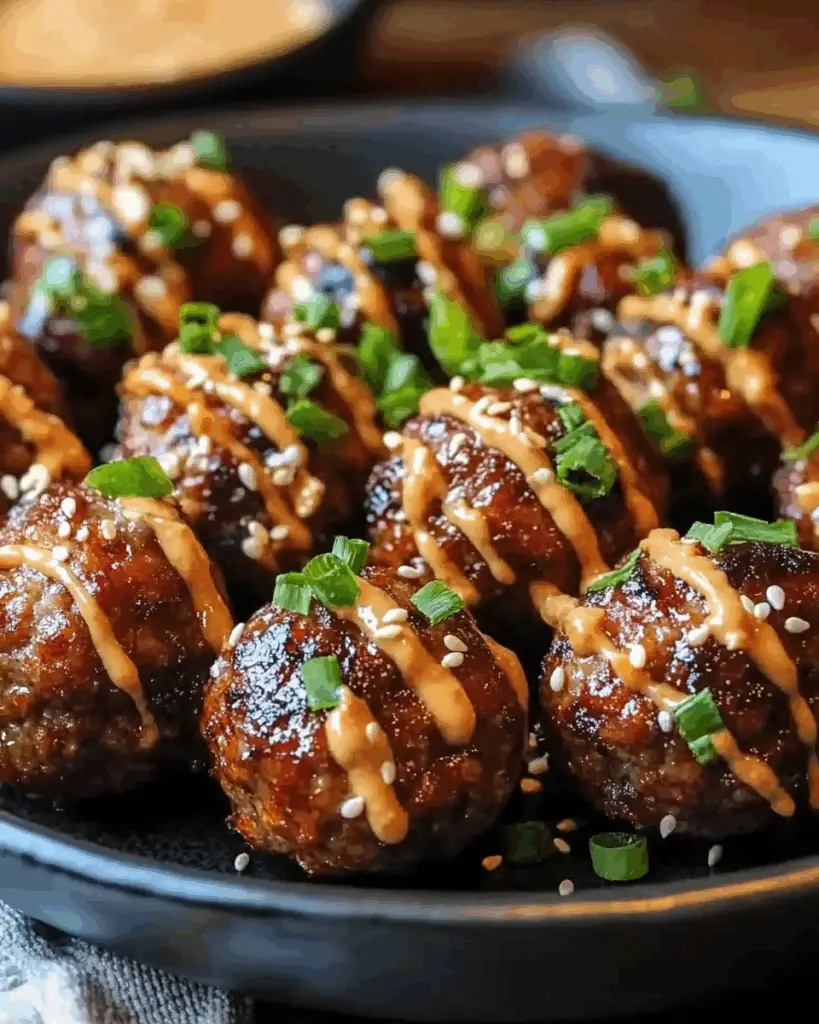 Korean BBQ Meatballs