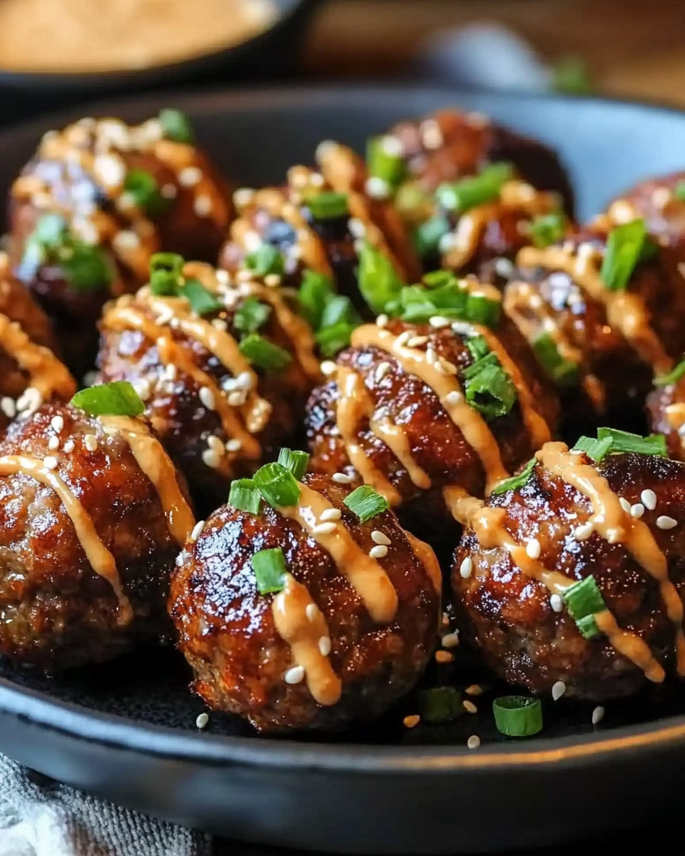 Korean BBQ Meatballs
