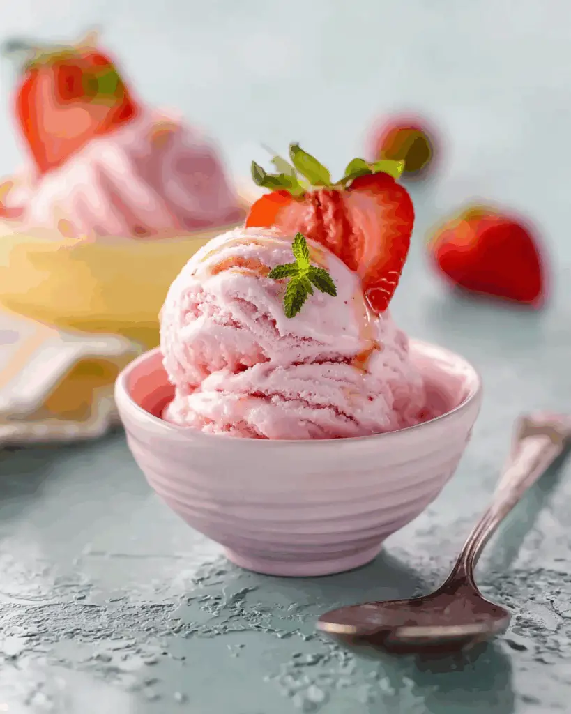 Strawberry Frozen Yogurt
