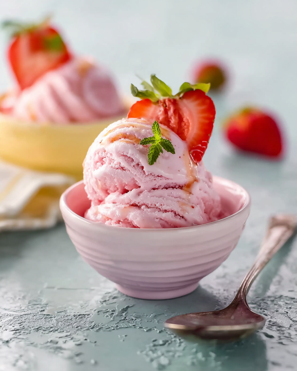 Strawberry Frozen Yogurt