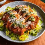 Spicy Chicken Caesar Schnitzel
