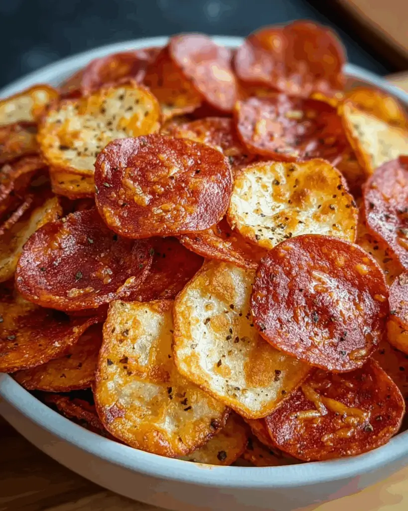 2-Ingredient Pizza Chips