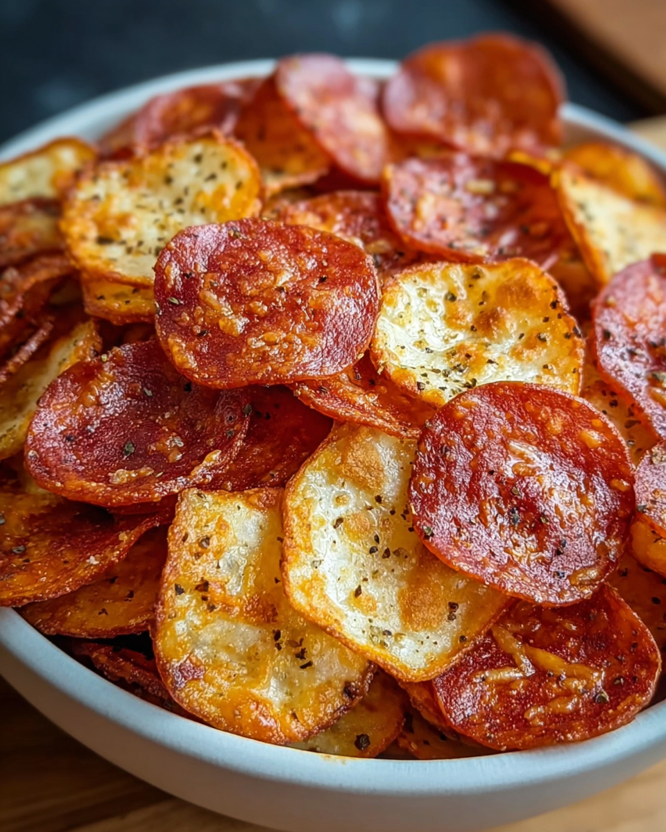 2-Ingredient Pizza Chips