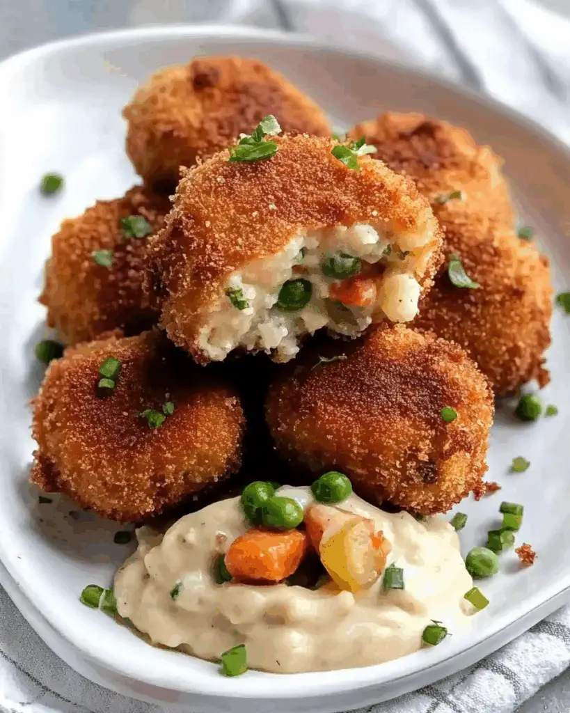 Chicken Pot Pie Croquettes