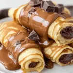 Chocolate Pancake Rolls