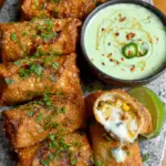 Crispy and Cheesy Elote Egg Rolls