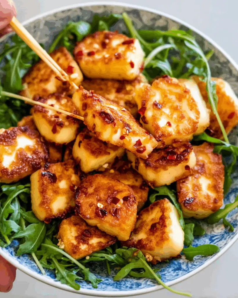 Fried Halloumi Bites