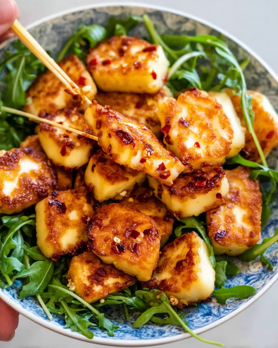 Fried Halloumi Bites