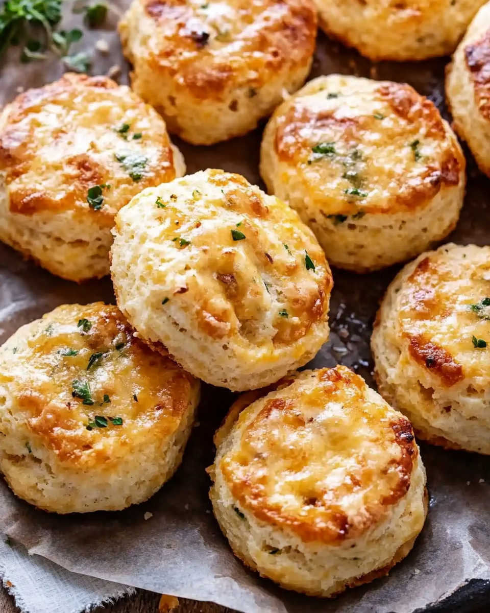 Homemade Honey Butter Cheddar Biscuits