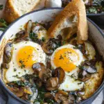 Mushroom and Brie Baked Eggs