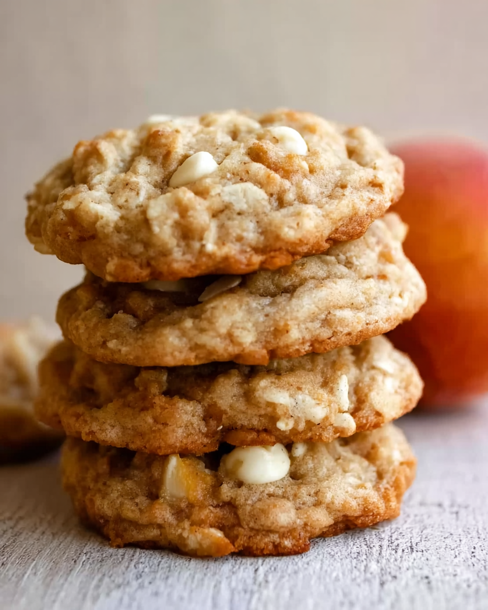 Peaches and Cream Oatmeal Cookies