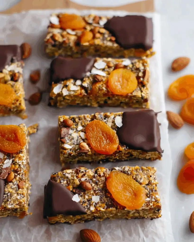 Raw Apricot + Ginger Energy Bars