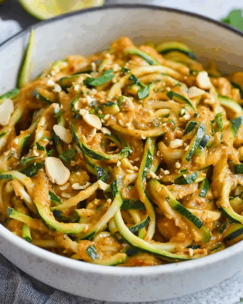 Raw Spicy Zoodles