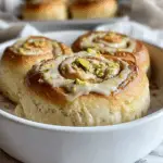 Small Batch Pistachio Cream Cinnamon Rolls