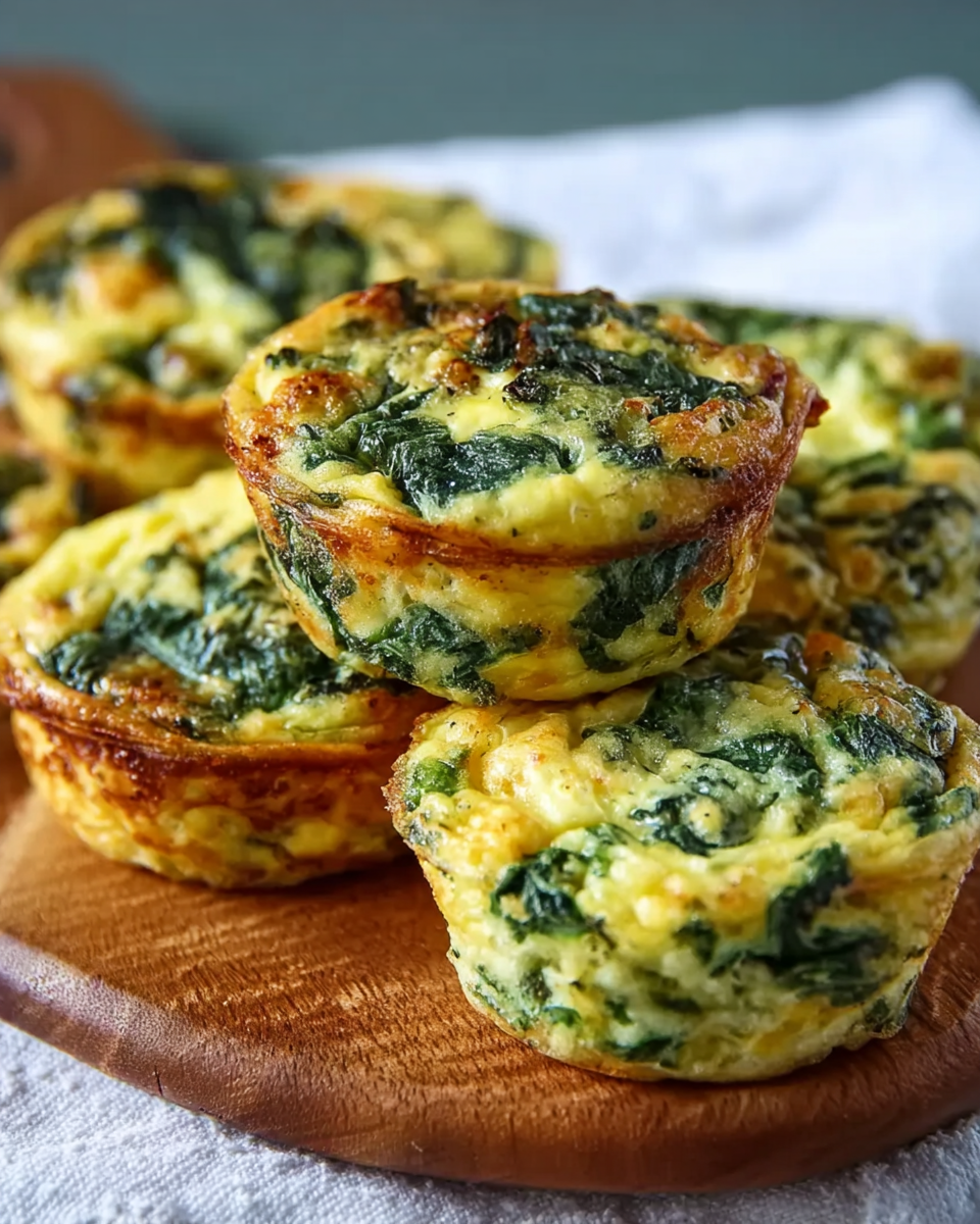 Spinach Quiche Muffins