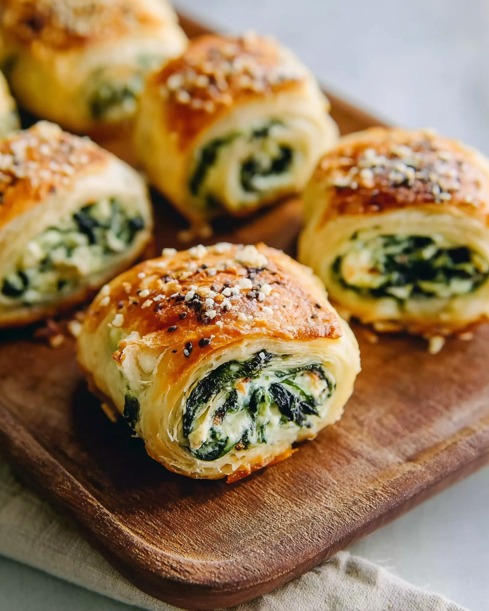 Spinach and Ricotta Rolls