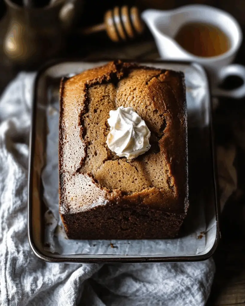 Breakfast Milk Tea & Honey Pound Cake