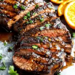 Cajun Steak with Apricot Orange Glaze
