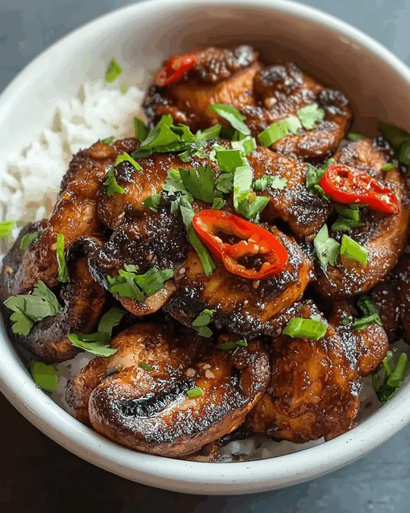 Crispy Chili Garlic Mushroom