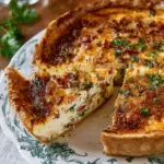 Deep-Dish Bacon and Cheddar Quiche