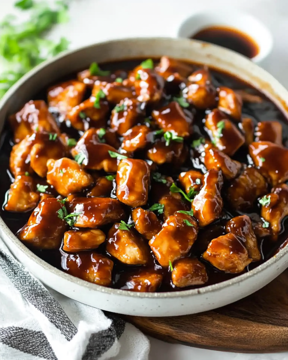 Easy Bourbon Chicken