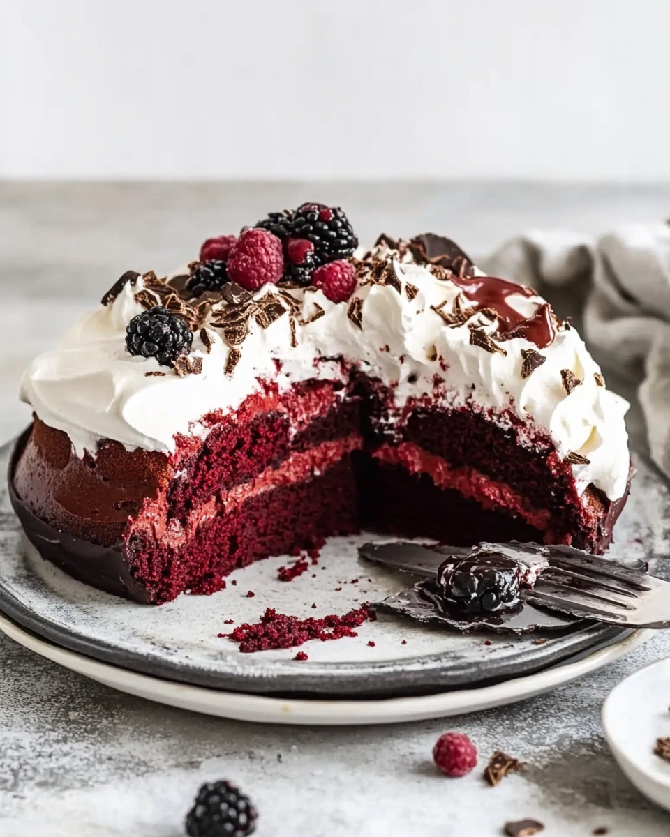 Flourless Red Velvet Chocolate Cake