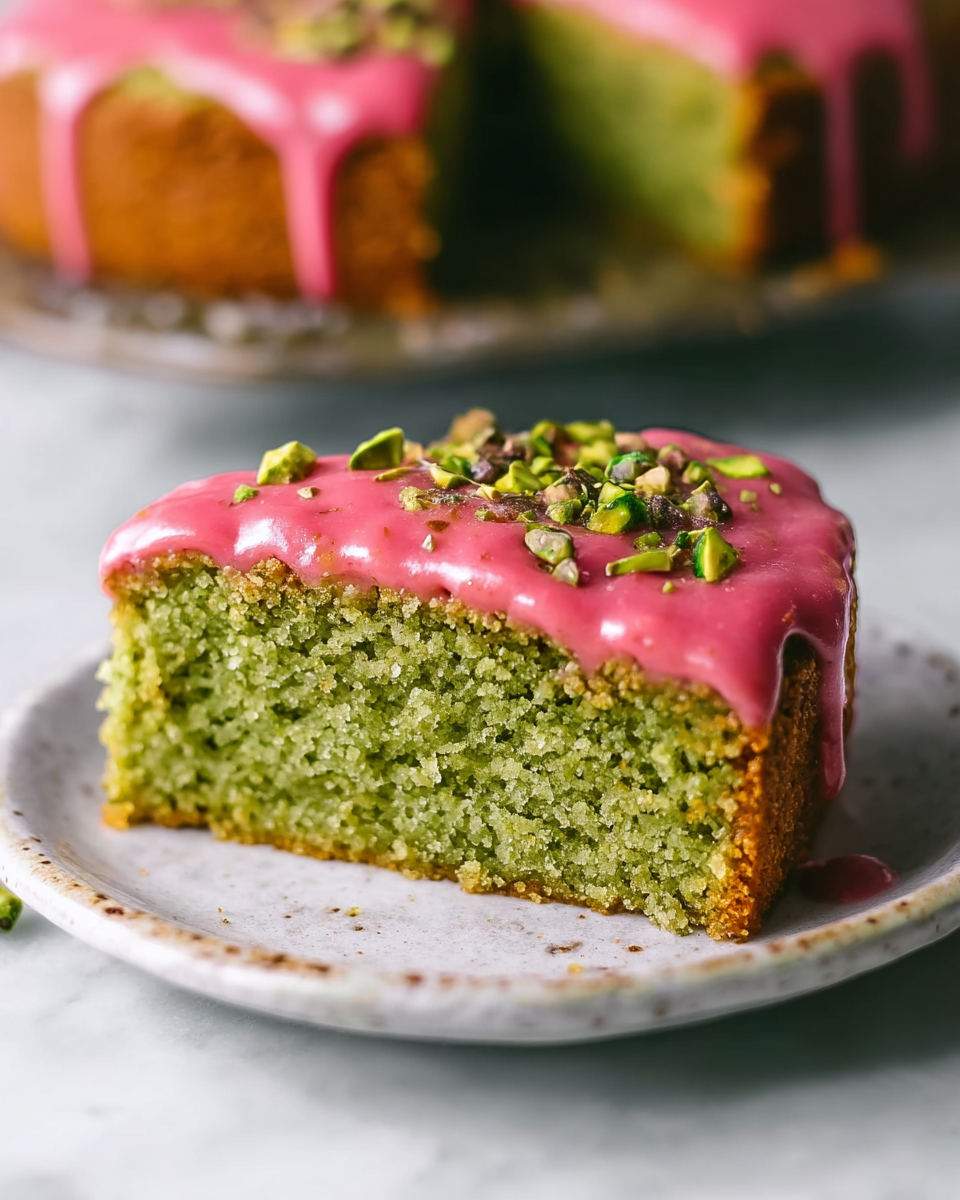 Green Pistachio Cake