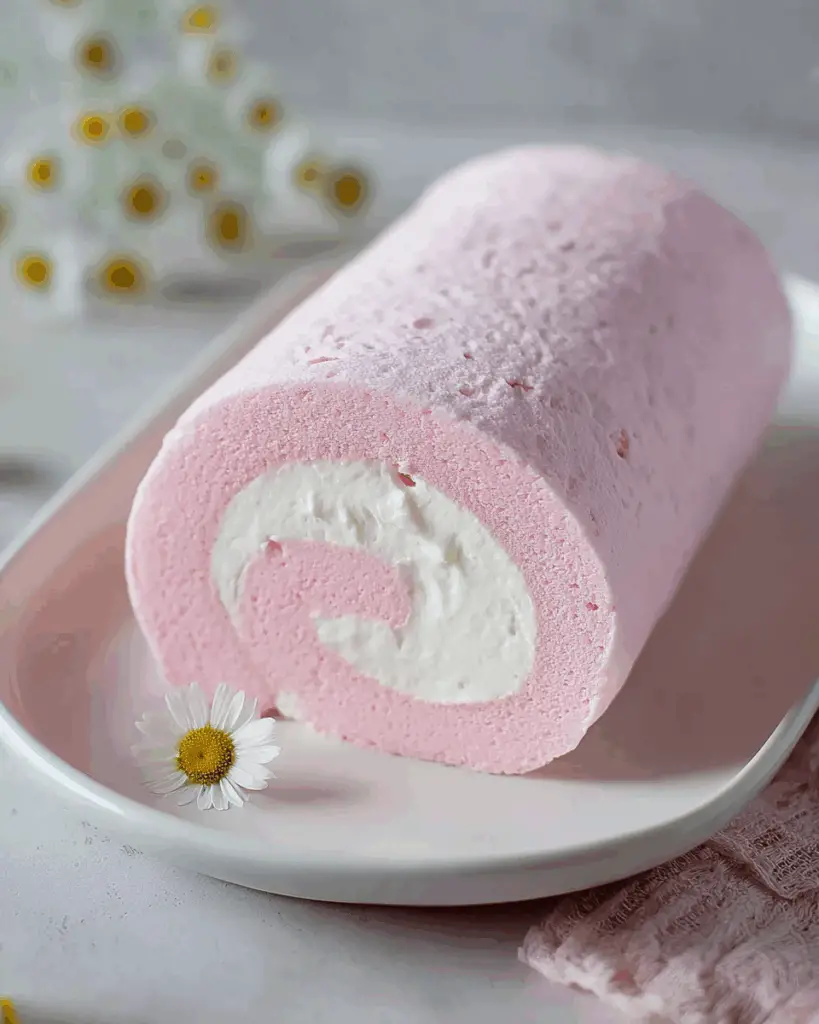 Japanese Cotton Candy Swiss Cake Roll