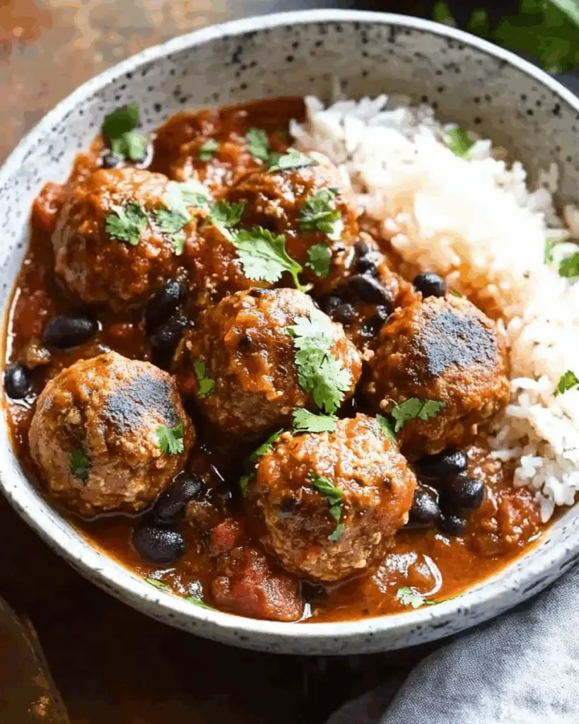 Meatballs in Smoky Tomato Sauce