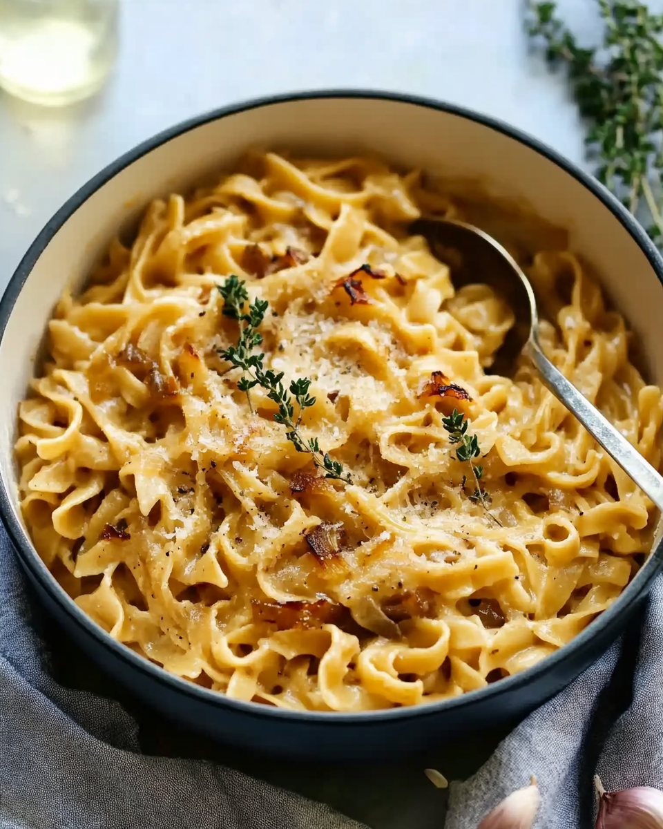 One-Pot French Onion Pasta