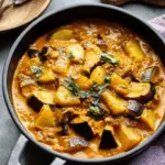 Roast Aubergine and Potato Curry