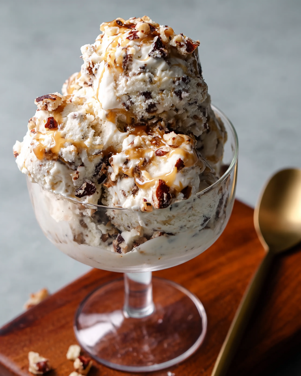 Salted Caramel Cottage Cheese Ice Cream