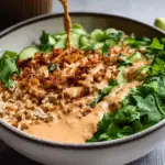 Satay Crispy Rice Salad