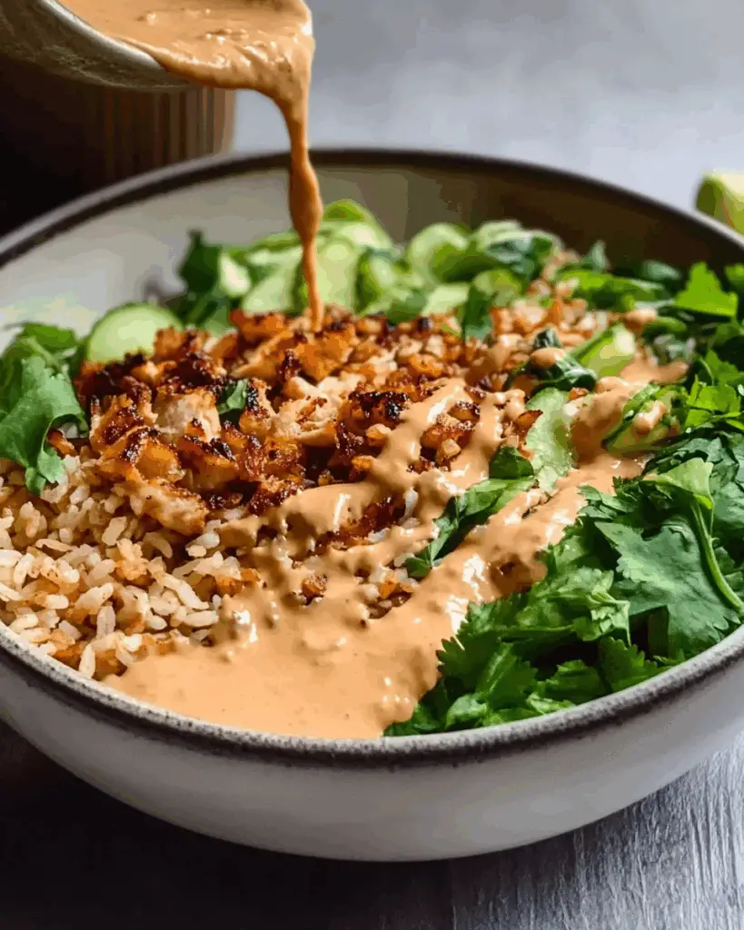 Satay Crispy Rice Salad