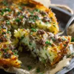 Six Ingredient Sausage Potato Pie