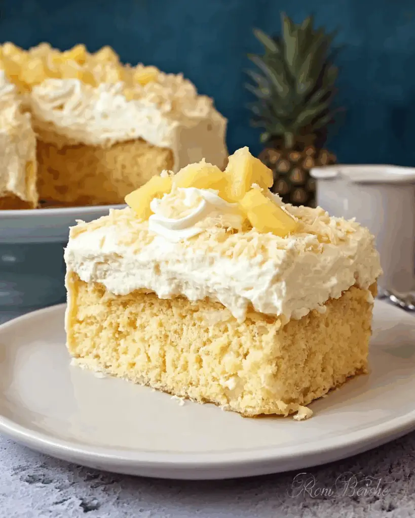 Sugar-Free Pineapple Lush Cake