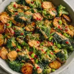 Sweet Chili Roasted Potato Broccoli Salad