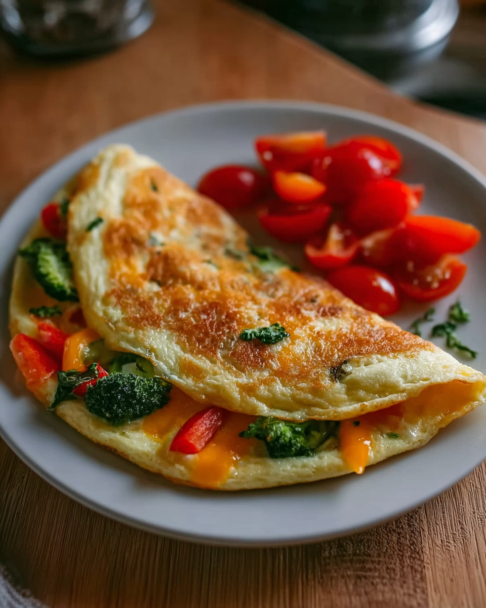 Veggie and Cheese Omelet