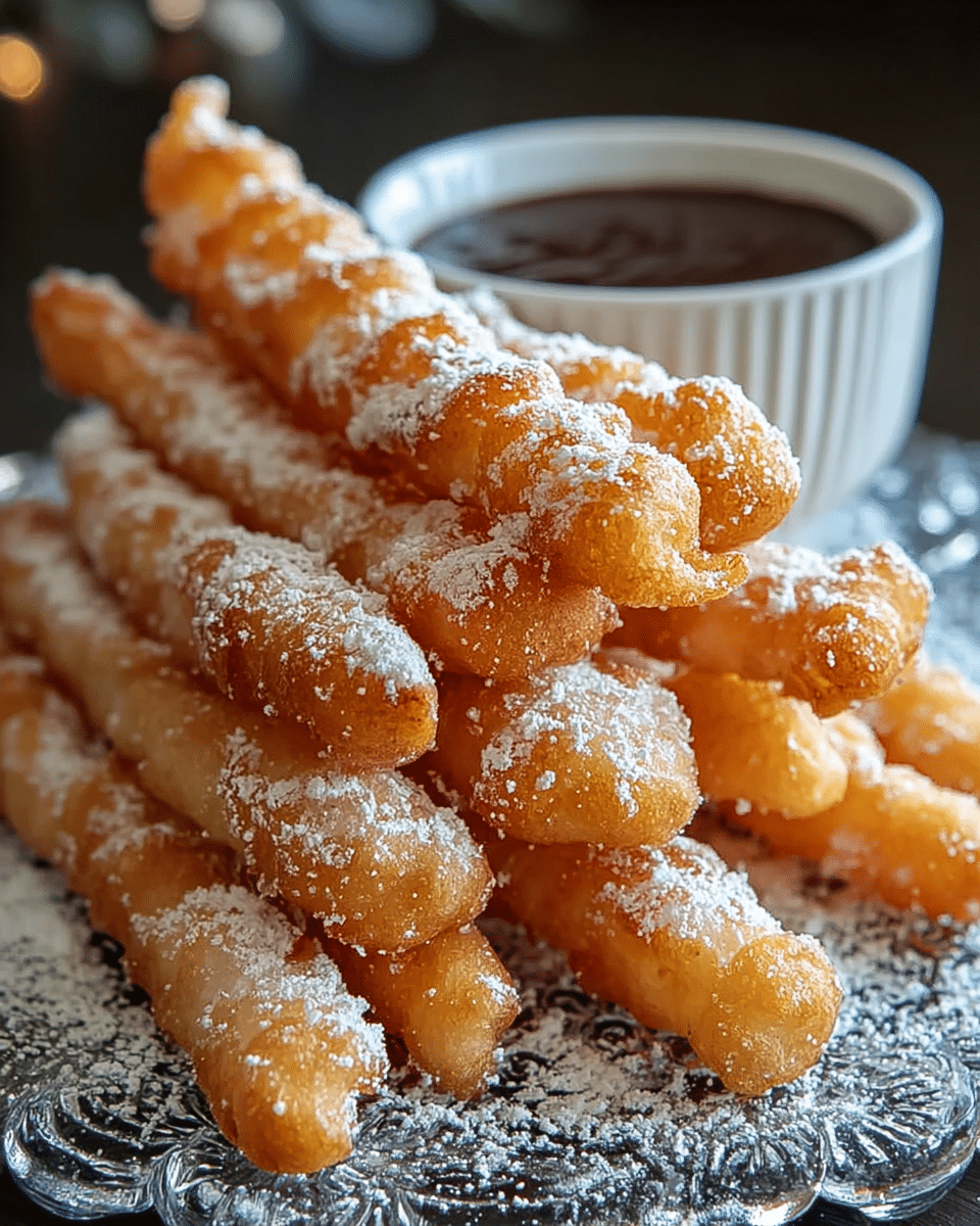 Crispy Funnel Cake Sticks