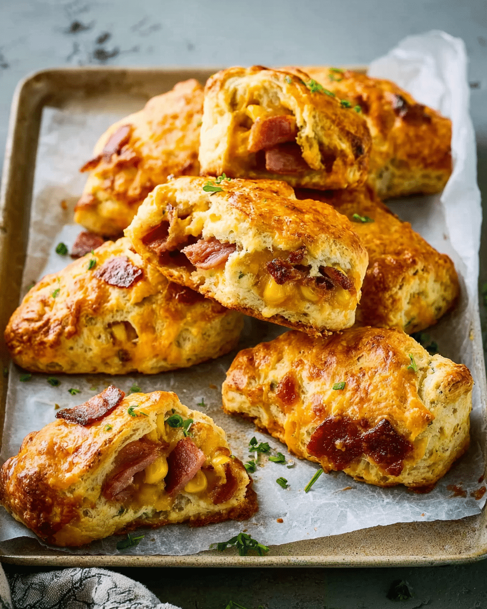 Bacon and Cheese Savory Scones