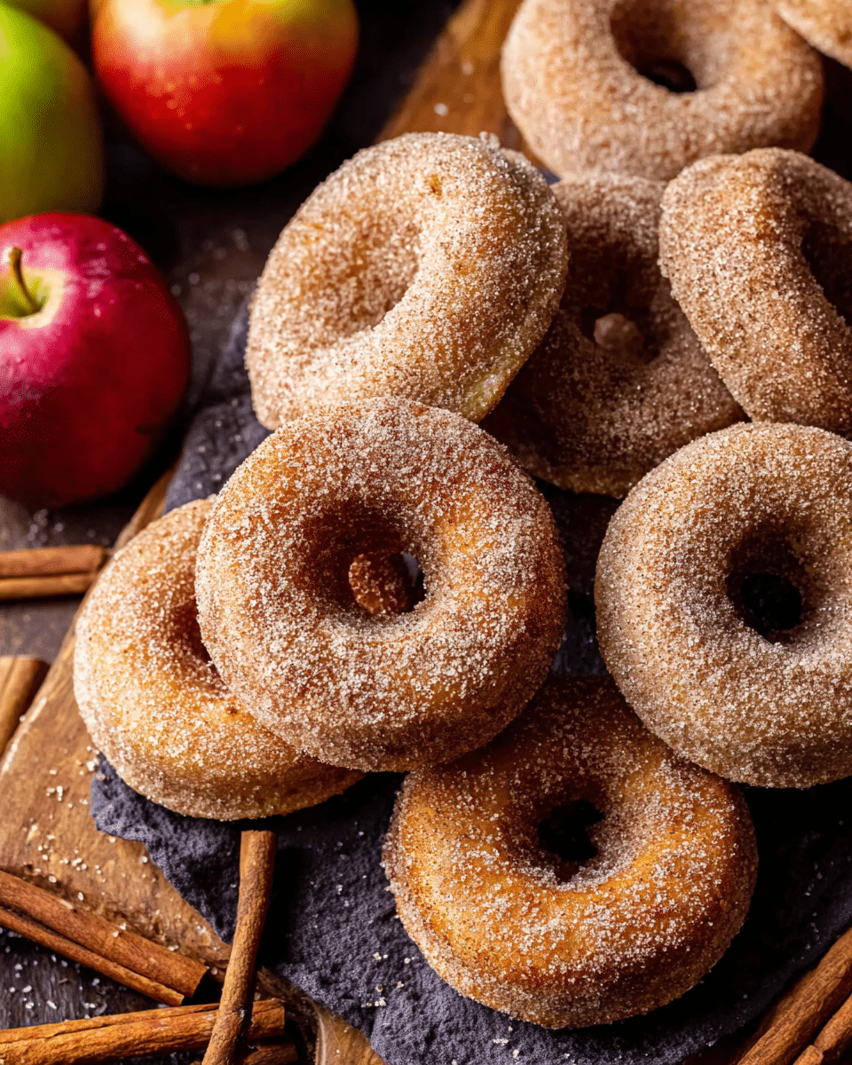 Baked Apple Donuts