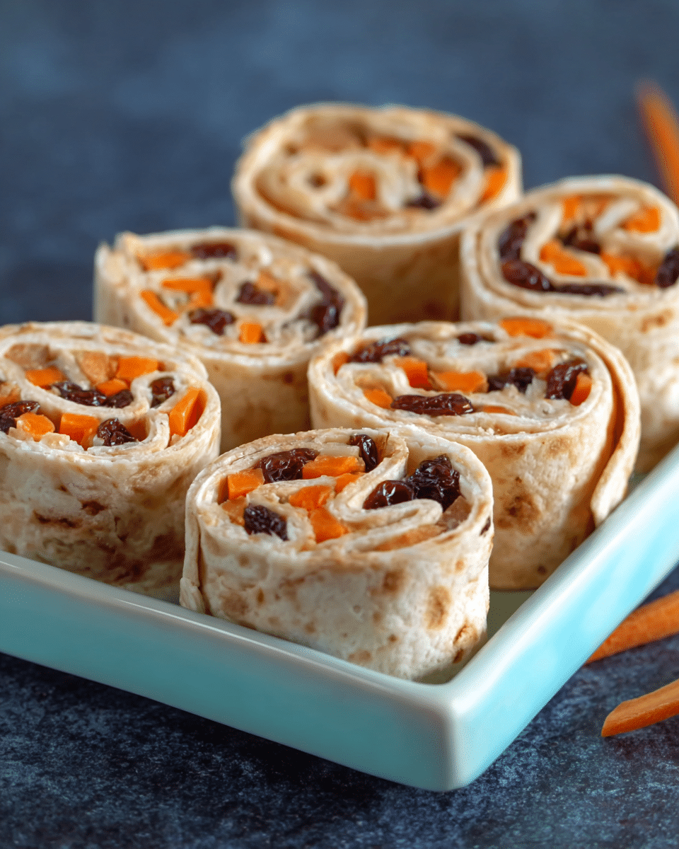 Cinnamon Raisin Tortilla Pinwheels