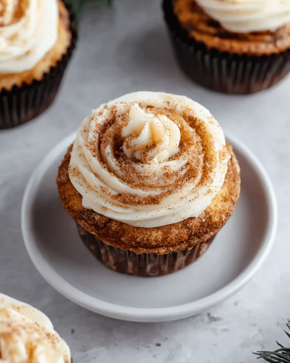 Cinnamon Roll Cupcakes