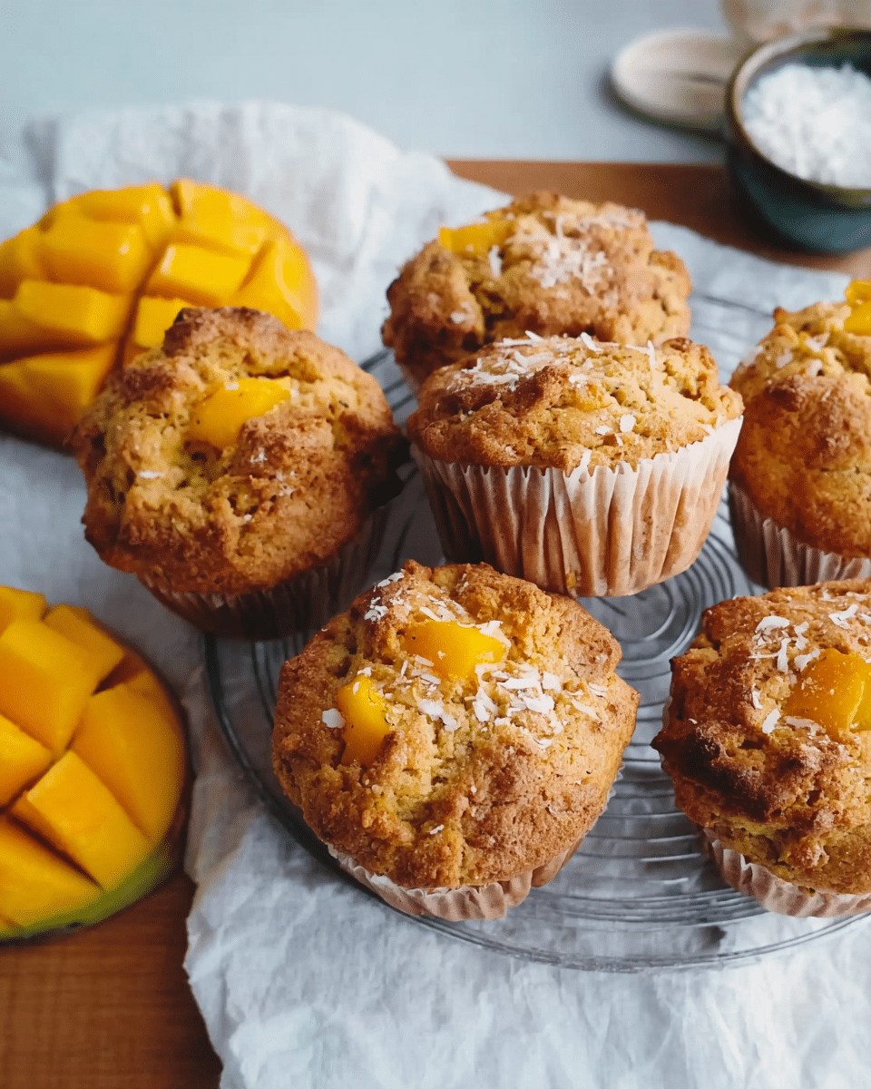 Mango Coconut Muffins