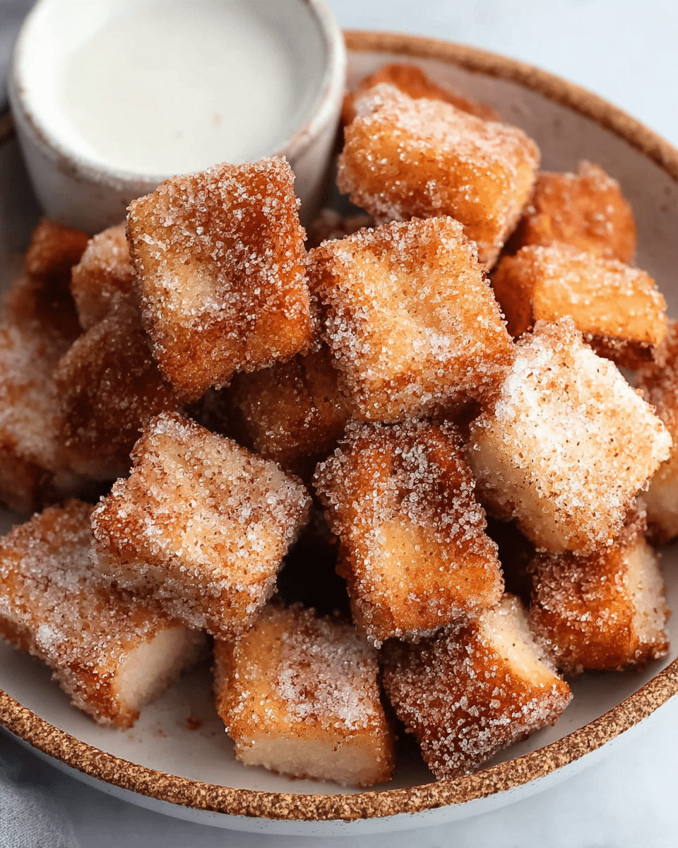 Tasty Angel Cake Churro Bites