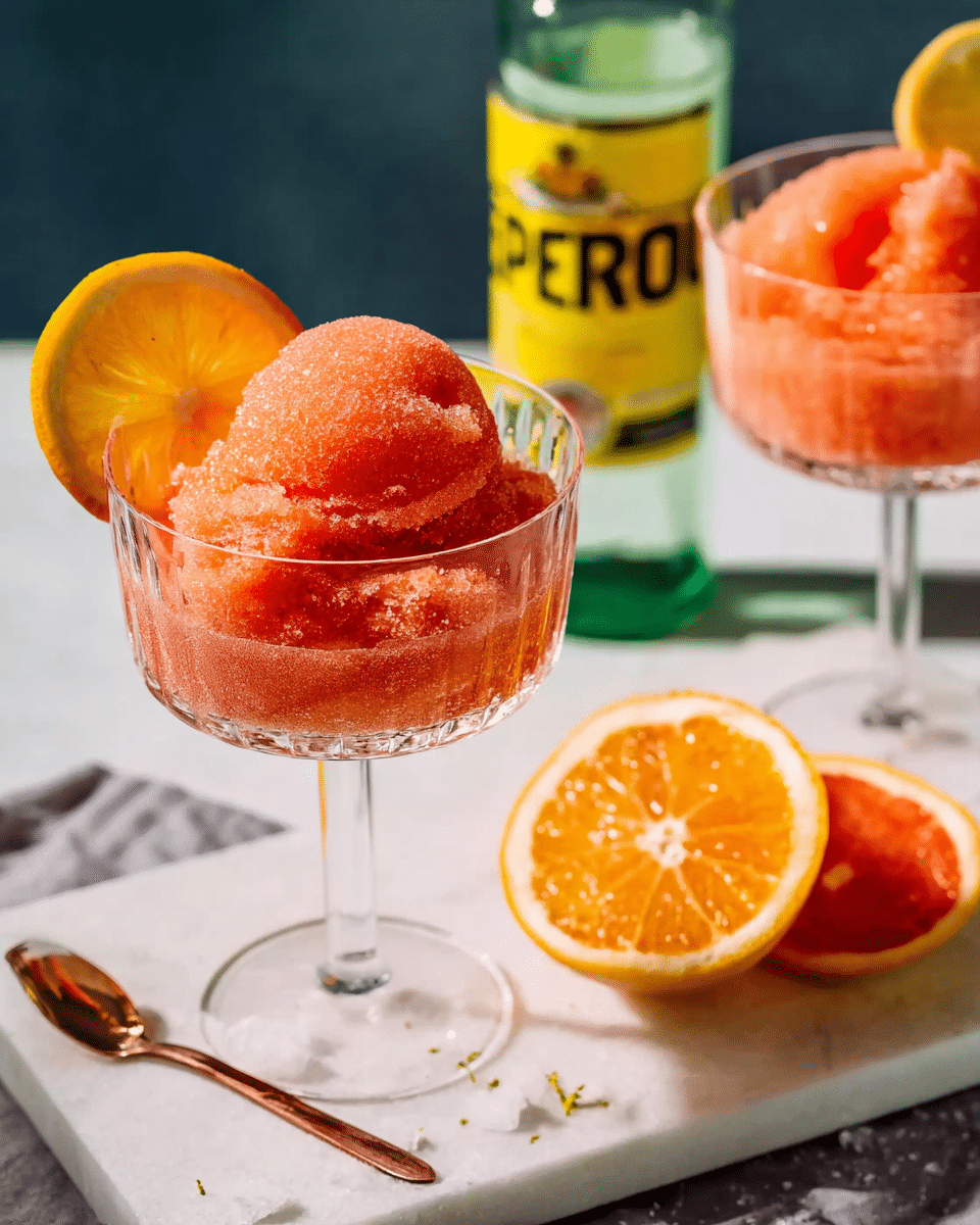 Aperol Sorbet