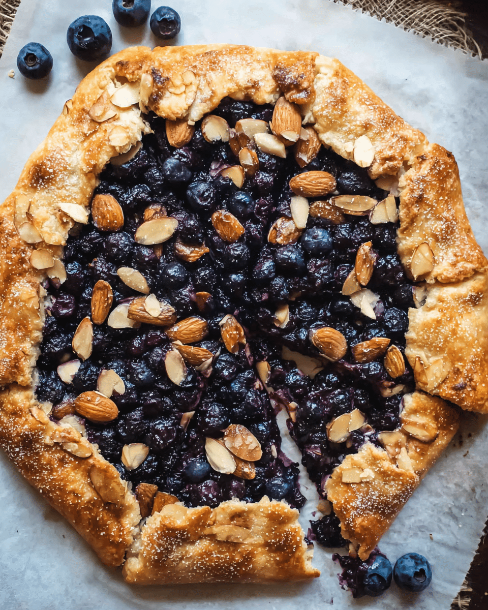 Blueberry Almond Galette
