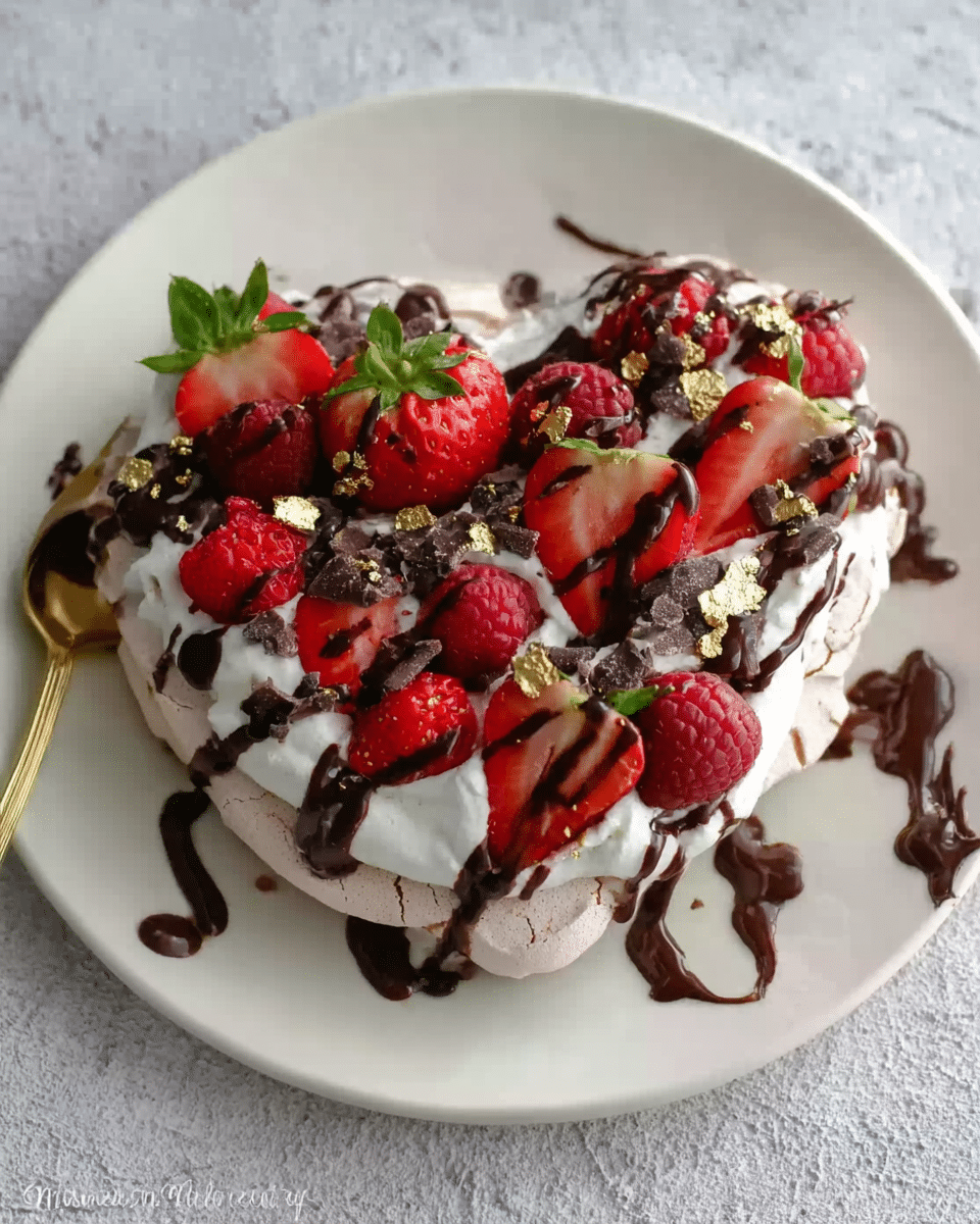 Easy Chocolate Pavlova