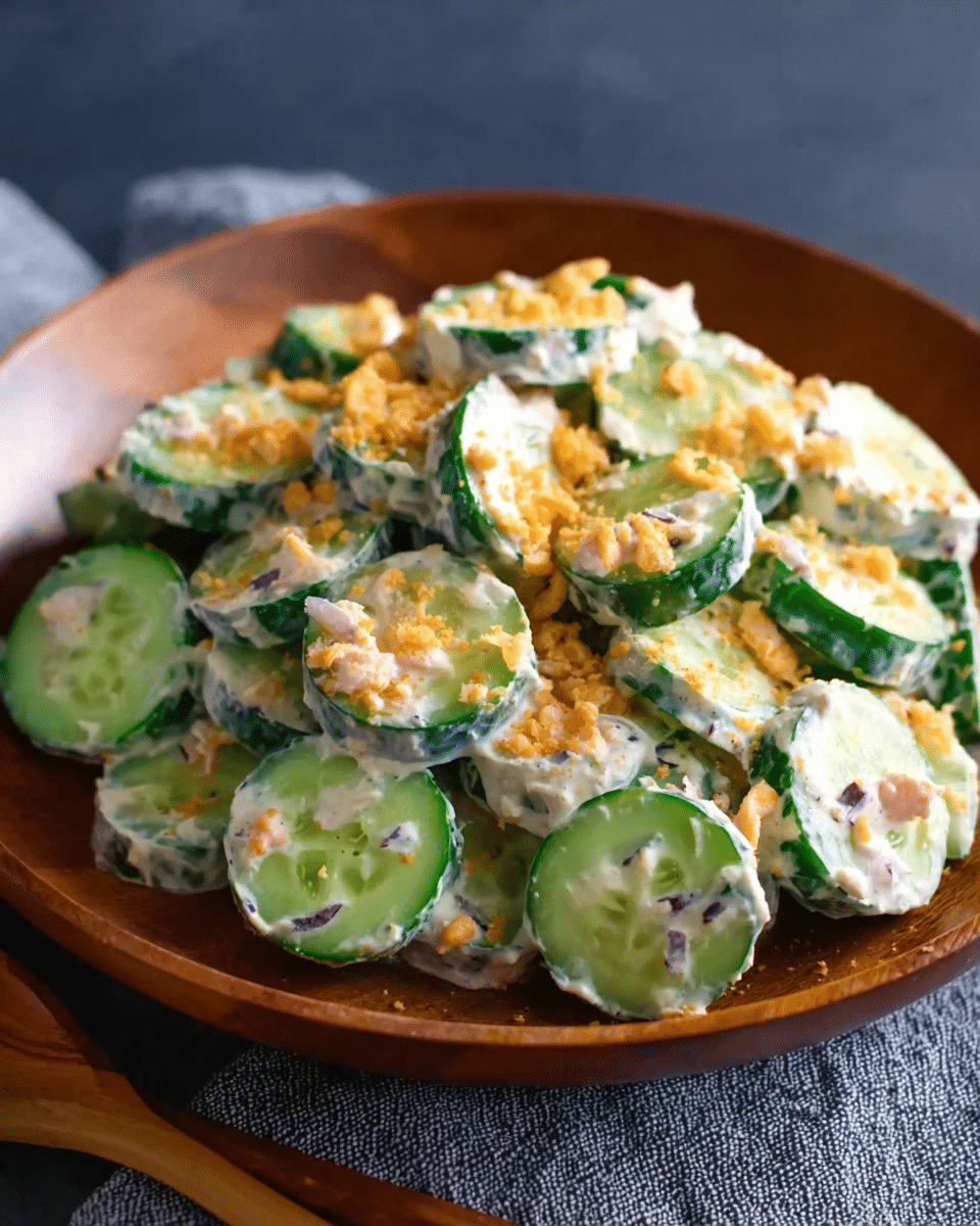 Jalapeno Popper Cucumber Salad
